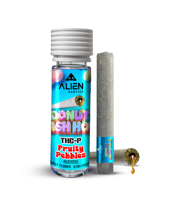 THC-P Donut Hash Hole Pre-Rolls - Fruity Pebbles