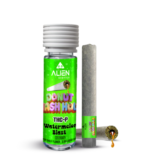 THC-P Donut Hash Hole Pre-Rolls - Watermelon Blast