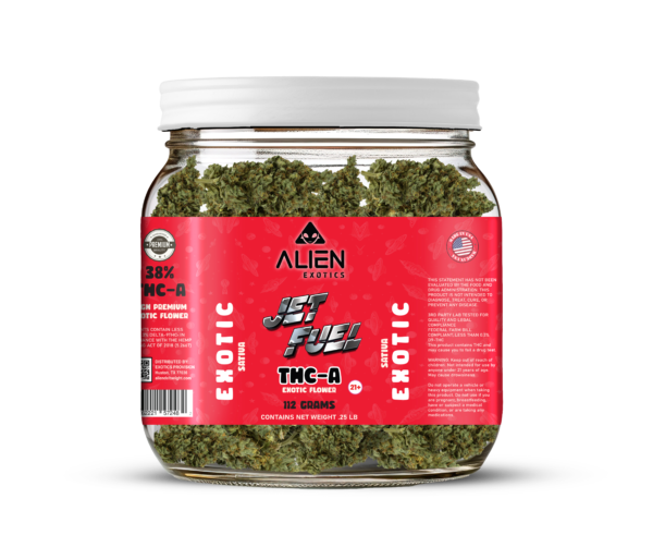 THC-A Premium Exotic 112 Gram Jar - Jet Fuel