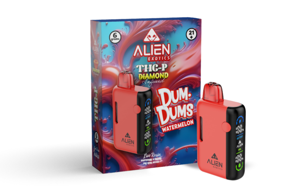 THC-P Diamond Infused 6 Gram Disposable - Watermelon Dum Dums