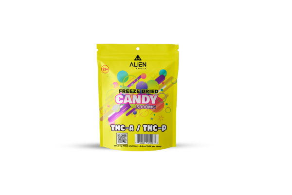 THC-A / THC-P Freeze Dried Candy - Yellow